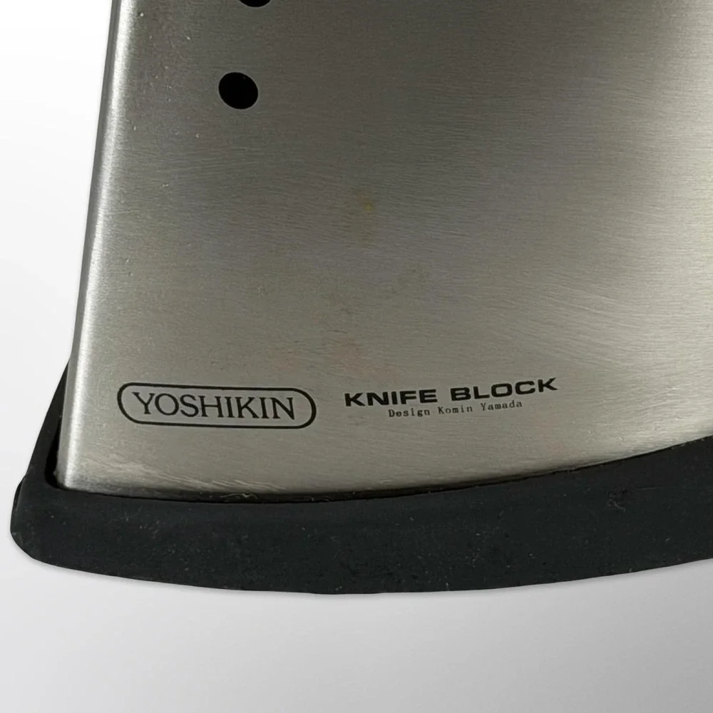 Global SAI 14 Slot Knife Block Stainless Steel Yoshikin Komin Yamada Japan